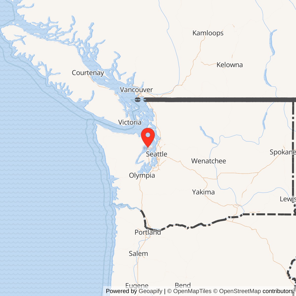 Map showing location of Nike Missile Site S-81 Launcher, Washington