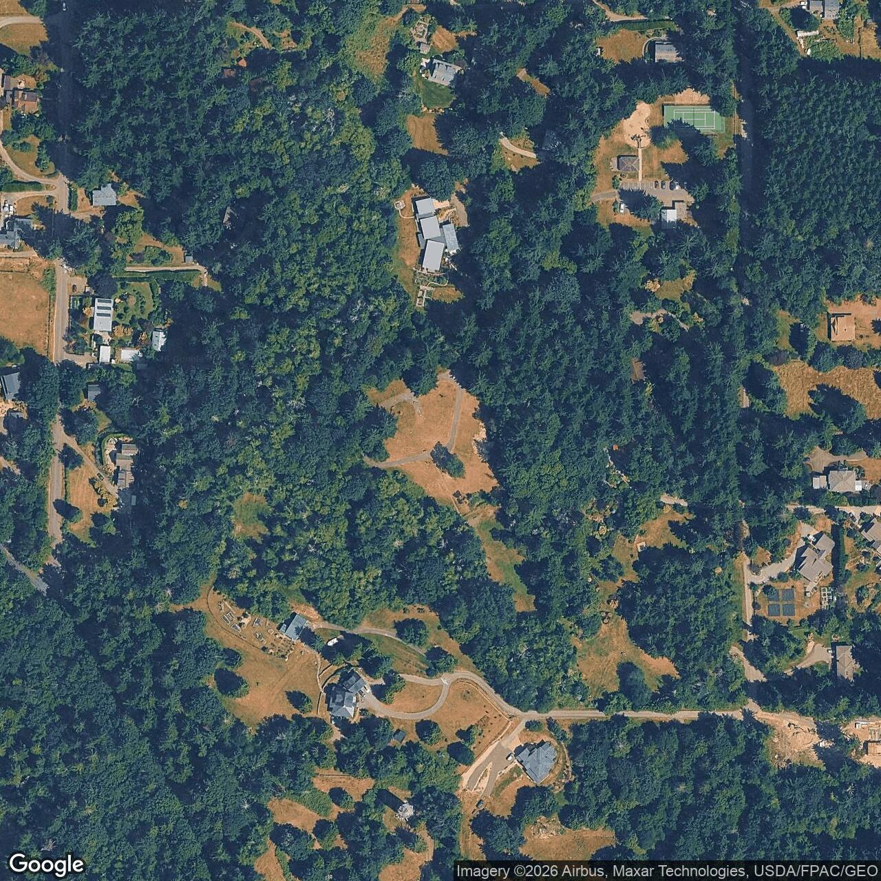Current Google Satellite Image of Nike Missile Site S-82 IFC, Washington
