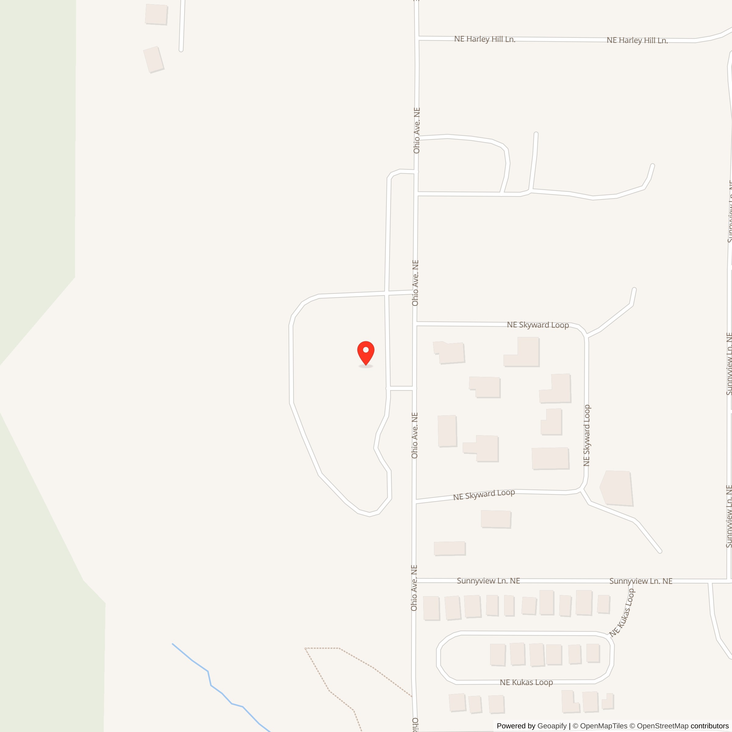 Map showing location of Nike Missile Site S-92 IFC, Washington