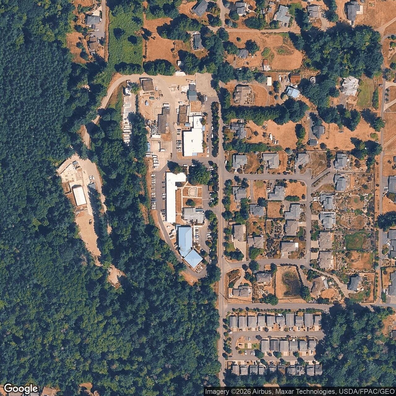 Current Google Satellite Image of Nike Missile Site S-92 IFC, Washington