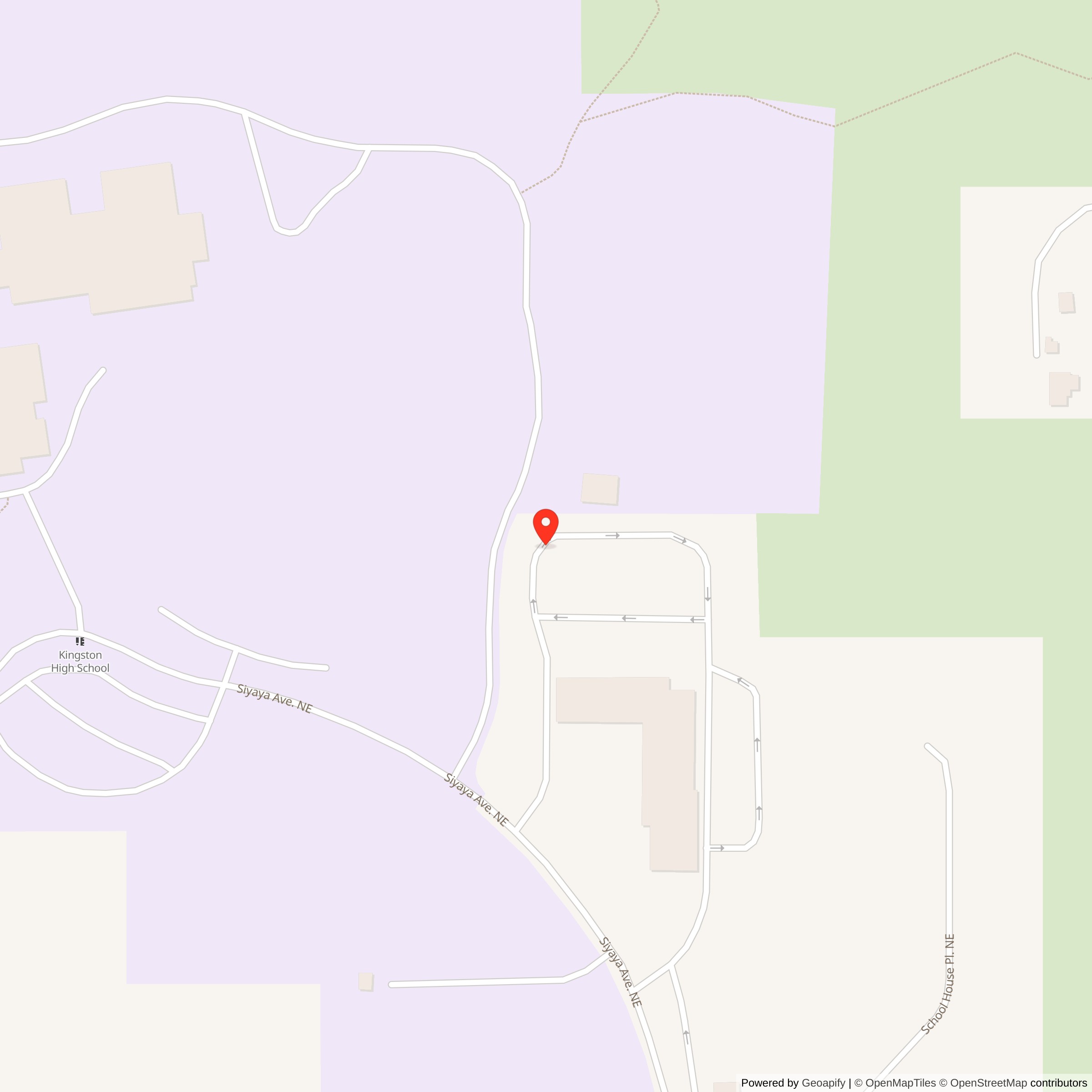 Map showing location of Nike Missile Site S-92 Launcher, Washington
