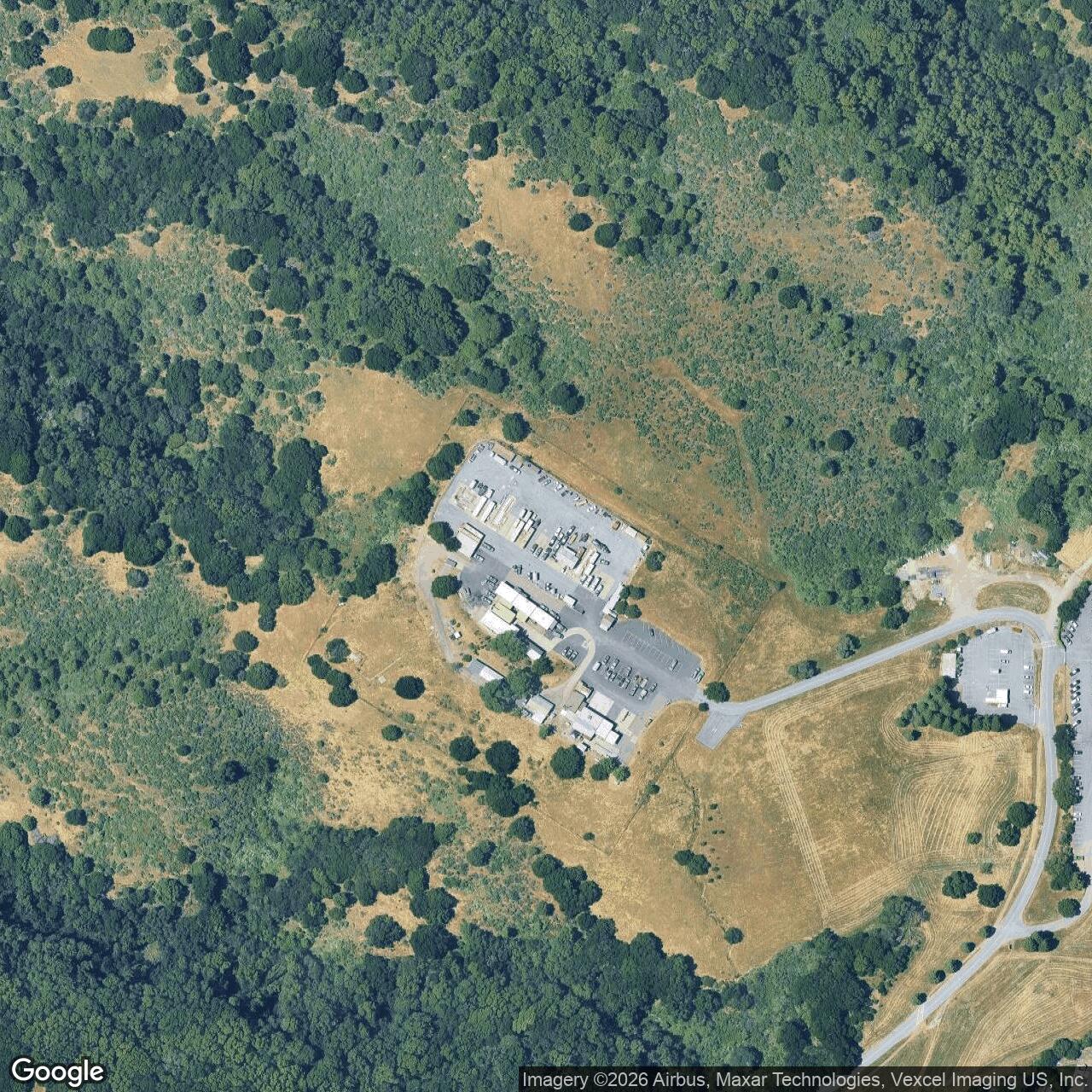 Current Google Satellite Image of Nike Site SF-31 Launch Area, California