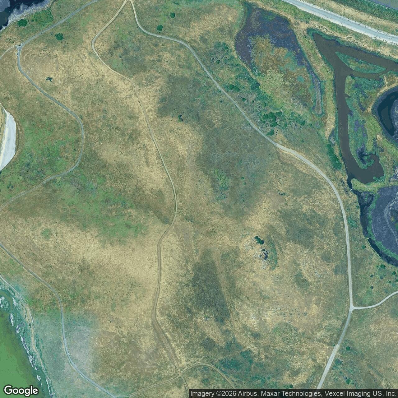 Current Google Satellite Image of Nike Site SF-37 Launch Area, California