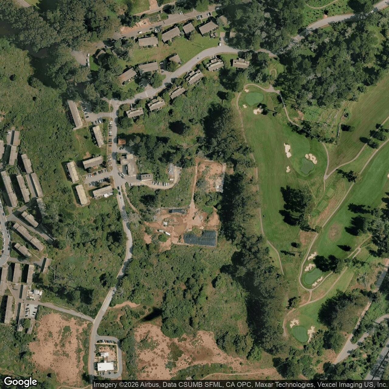 Current Google Satellite Image of Nike Site SF-89 Launch Area, California