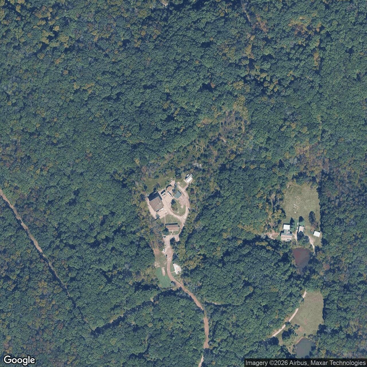 Current Google Satellite Image of Nike Site SL-60C, Missouri