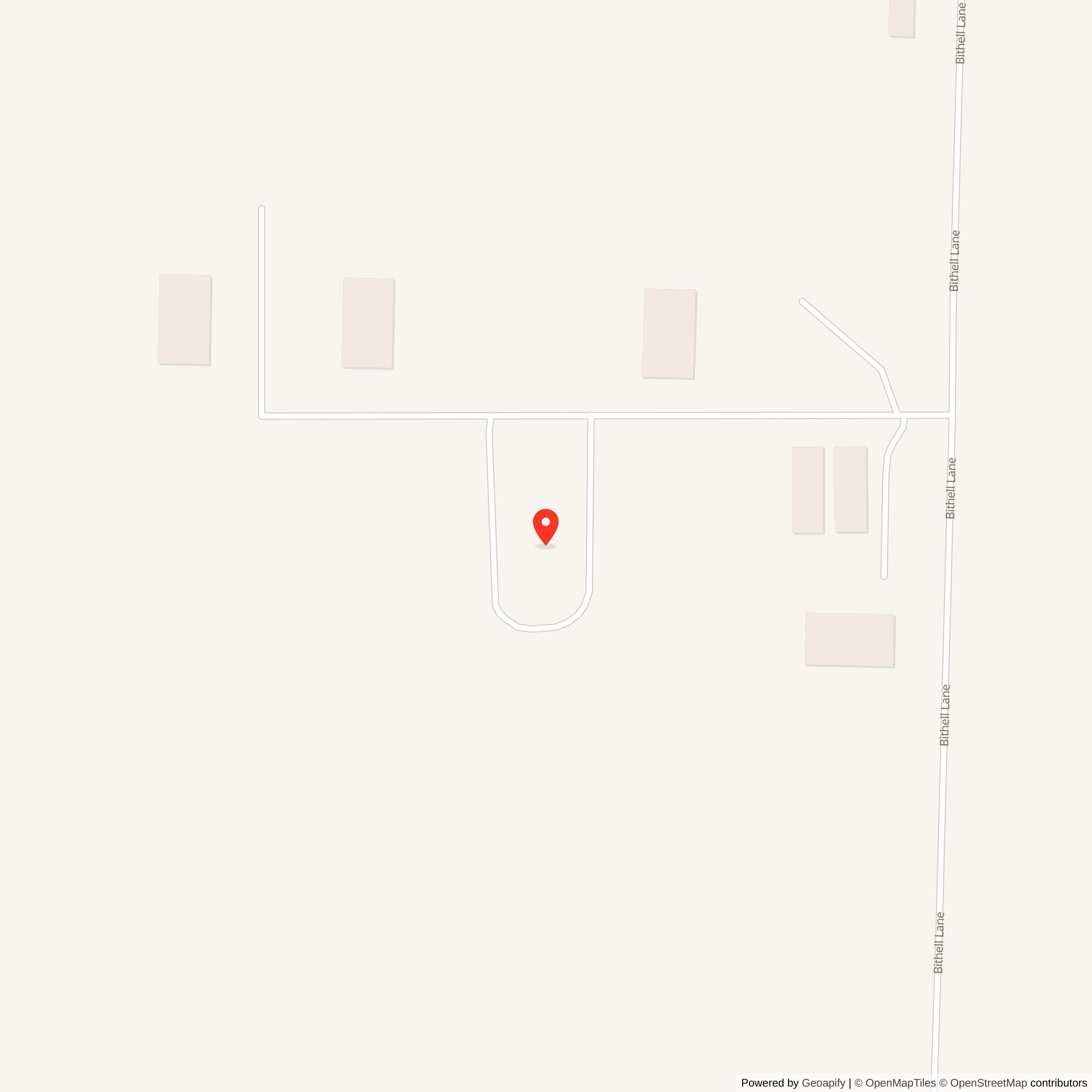 Street Level Map showing location of Nike Site T-33 Launch Area, California
