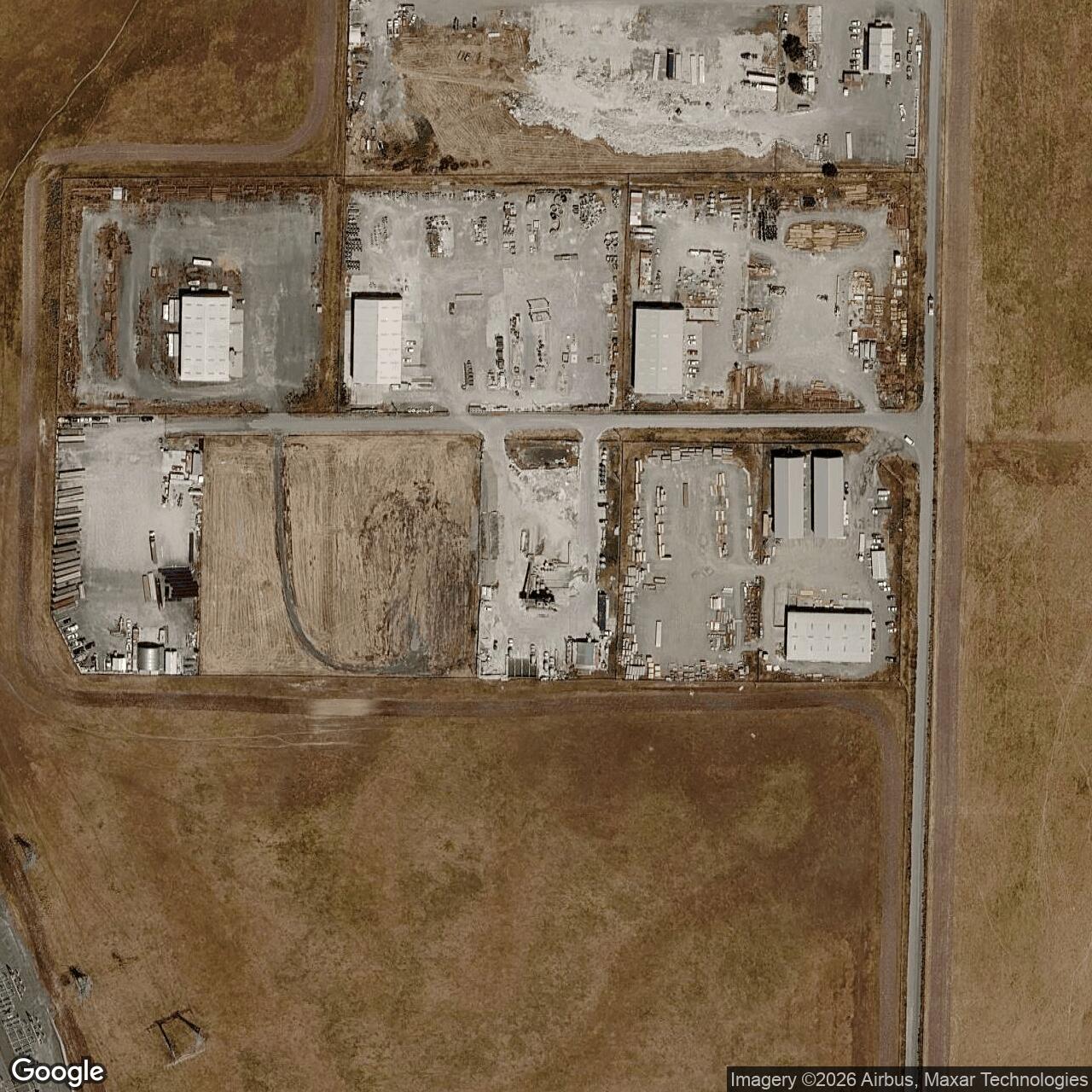 Current Google Satellite Image of Nike Site T-33 Launch Area, California