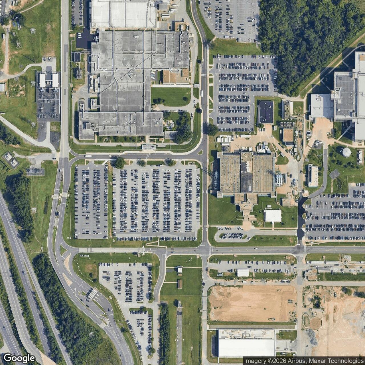Current Google Satellite Image of Nike Site W-13C, Maryland
