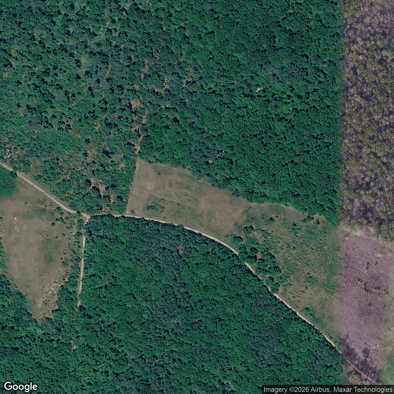 Current Google Satellite Image of Nike Site W-13L, Maryland