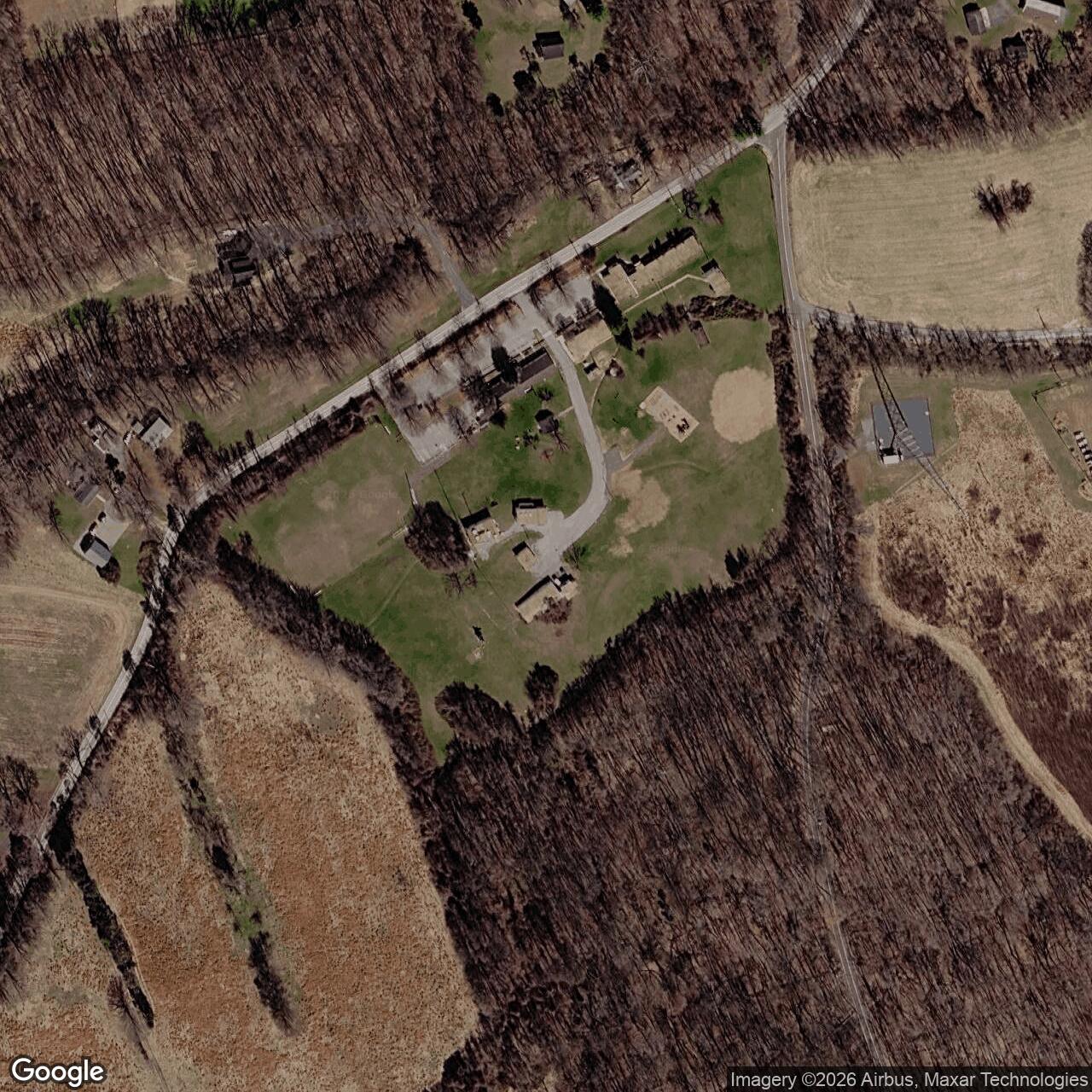 Current Google Satellite Image of Nike Site W-25C, Maryland