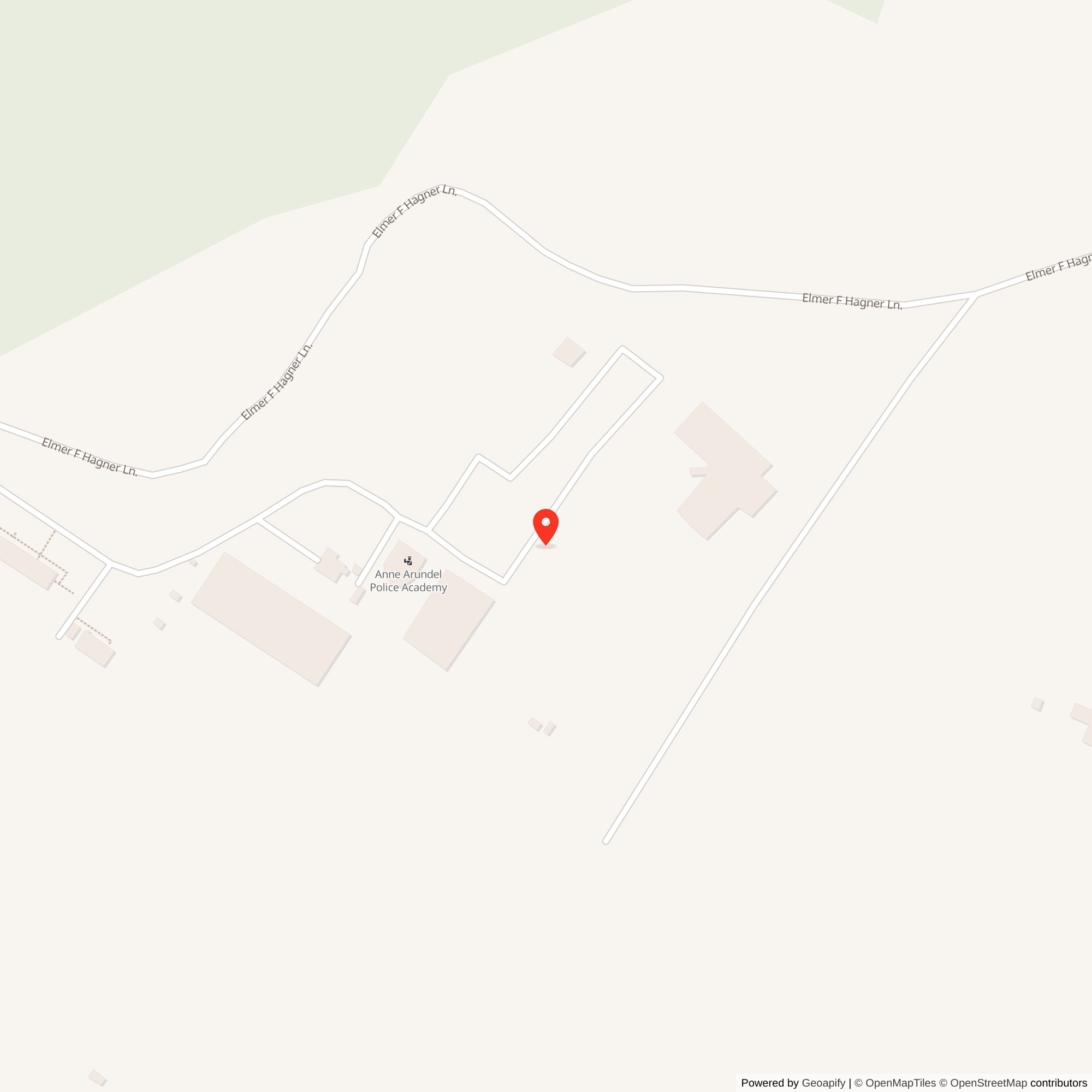 Map showing location of Nike Site W-25L, Maryland