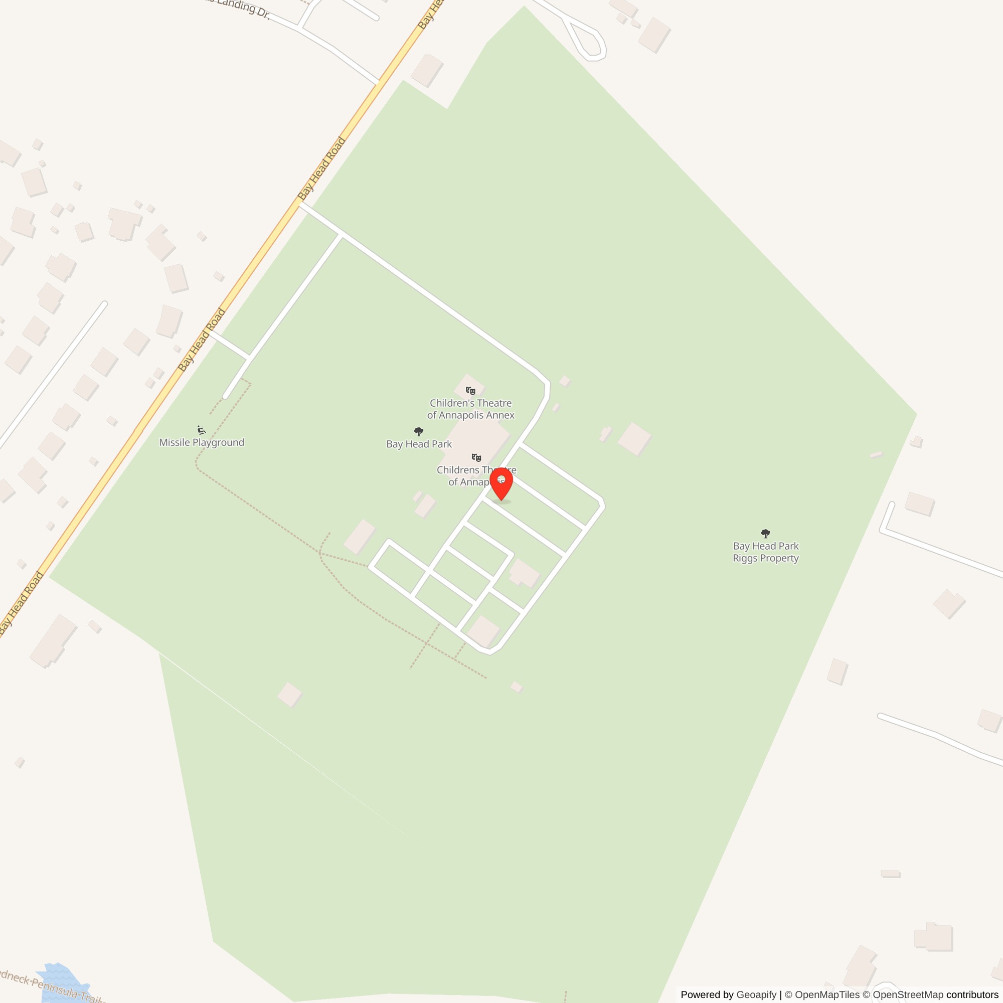 Map showing location of Nike Site W-26L, Maryland