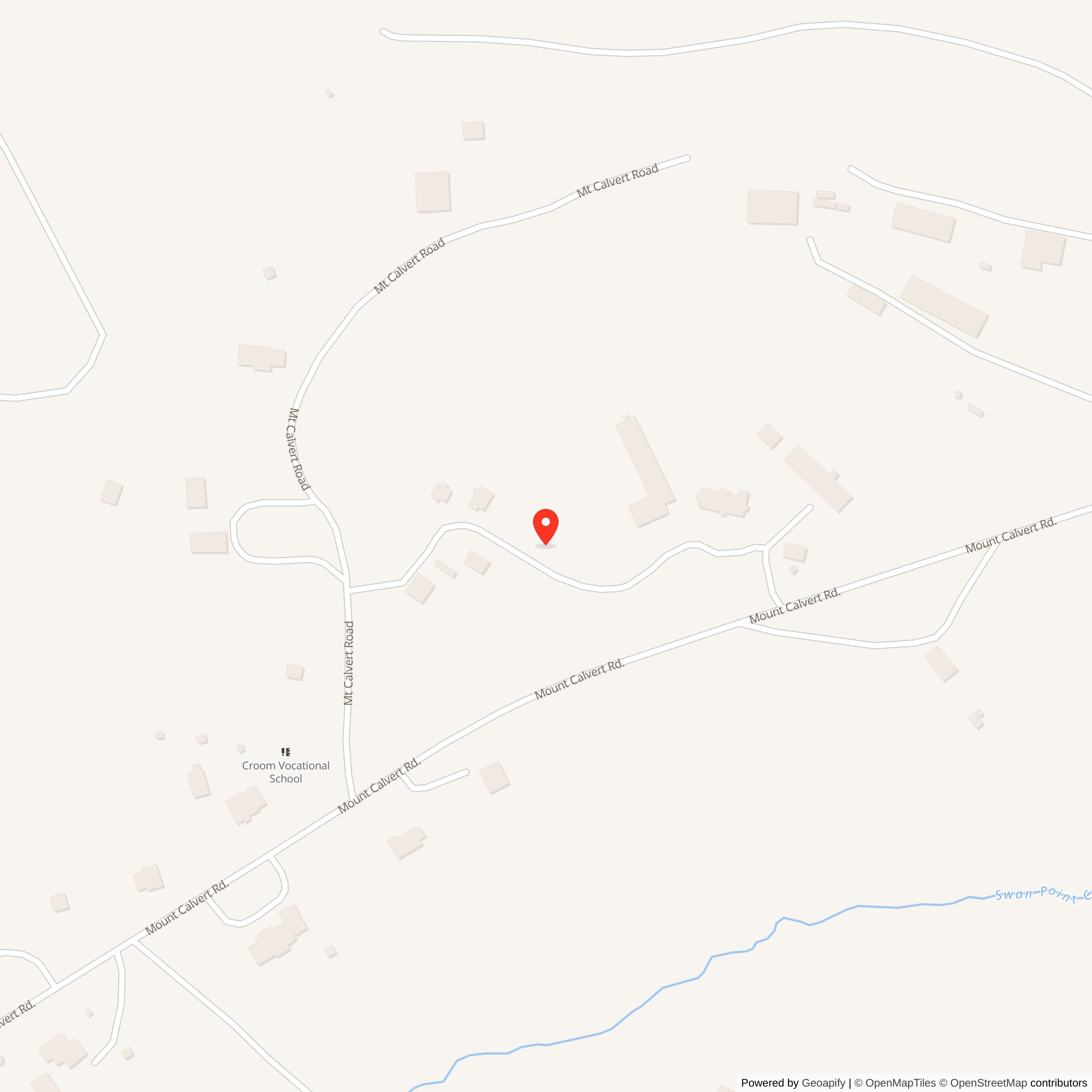 Map showing location of Nike Site W-35C, Maryland