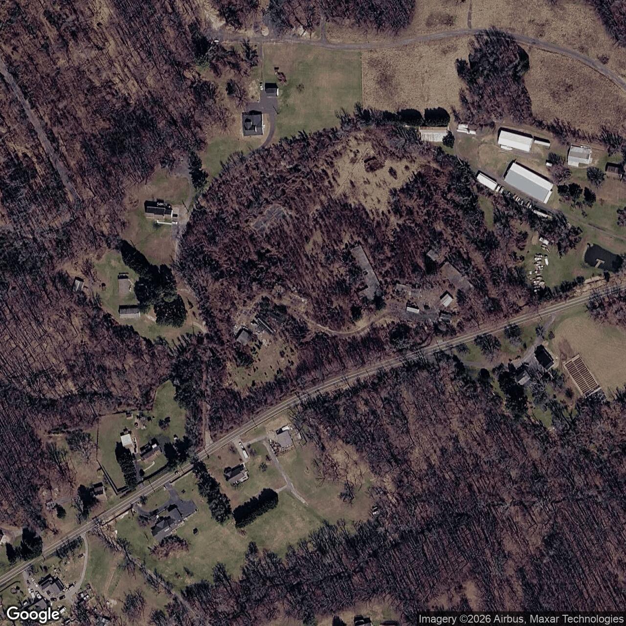 Current Google Satellite Image of Nike Site W-35C, Maryland