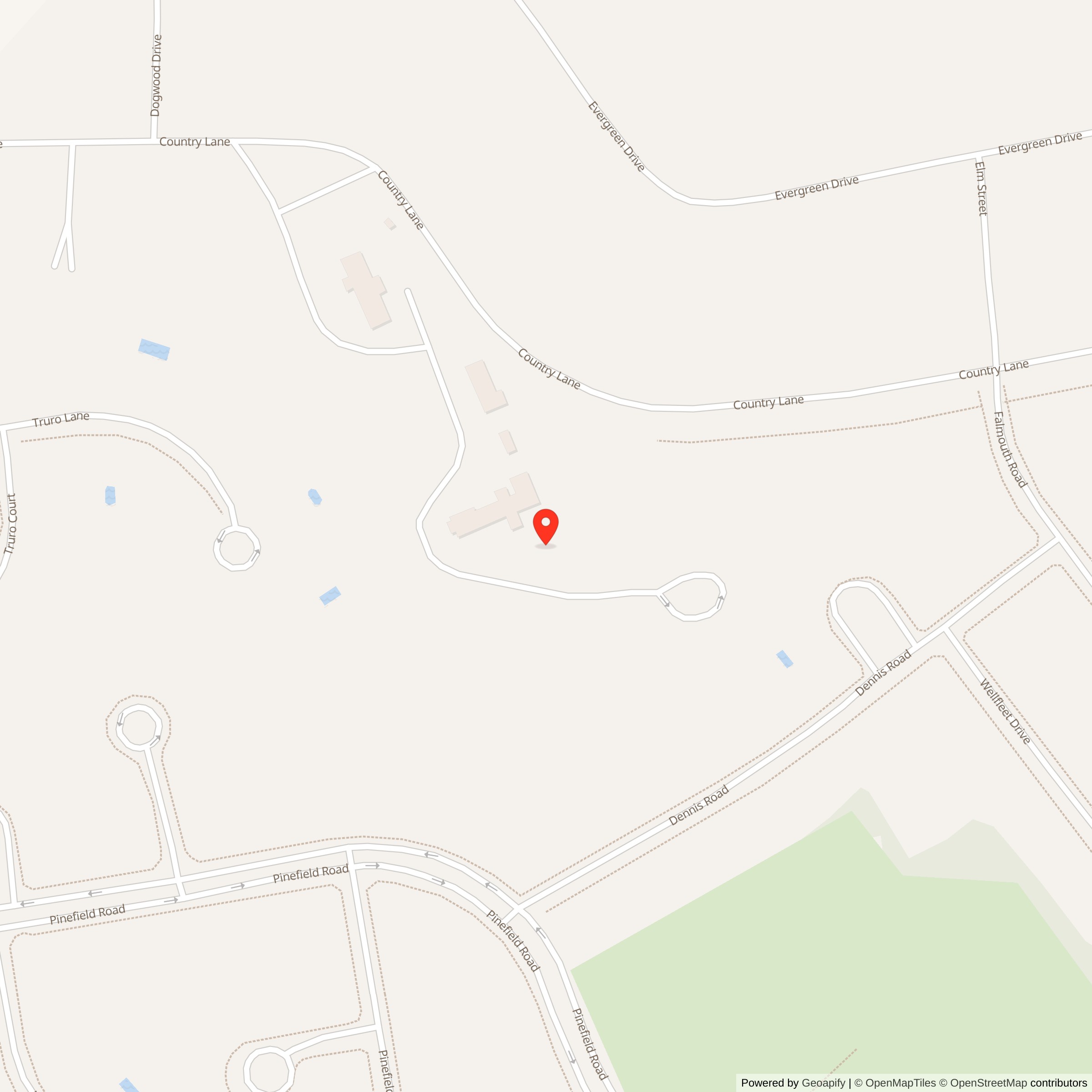 Map showing location of Nike Site W-44C, Maryland