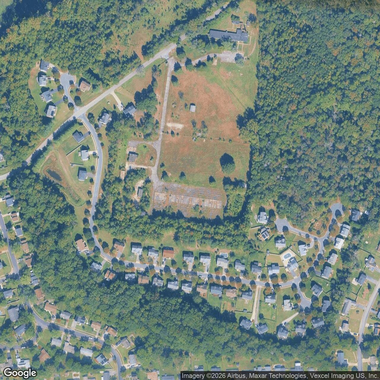 Current Google Satellite Image of Nike Site W-44L, Maryland