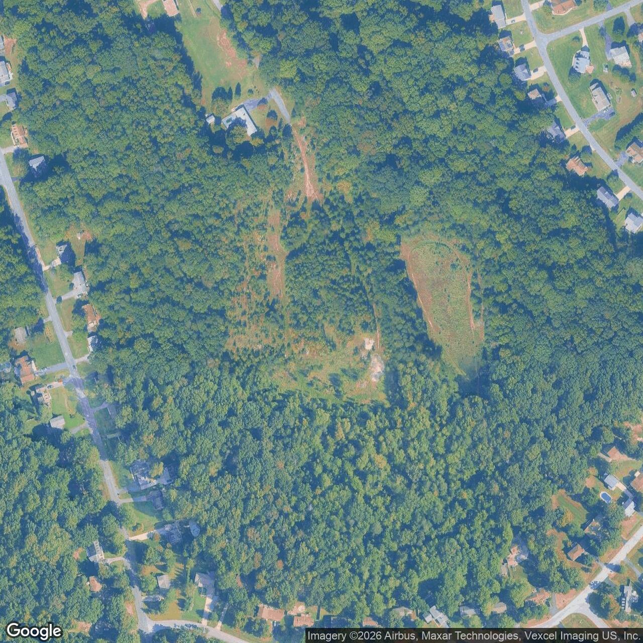 Current Google Satellite Image of Nike Site W-45C, Maryland