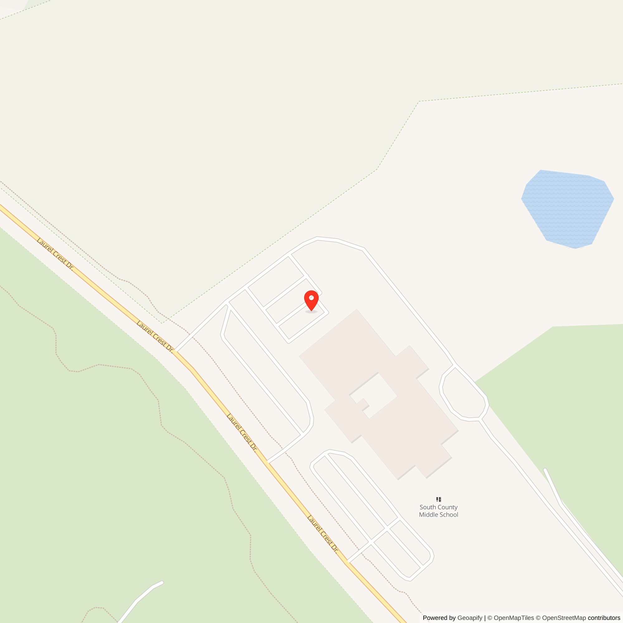 Map showing location of Nike Site W-64C #2, Lorton Virginia