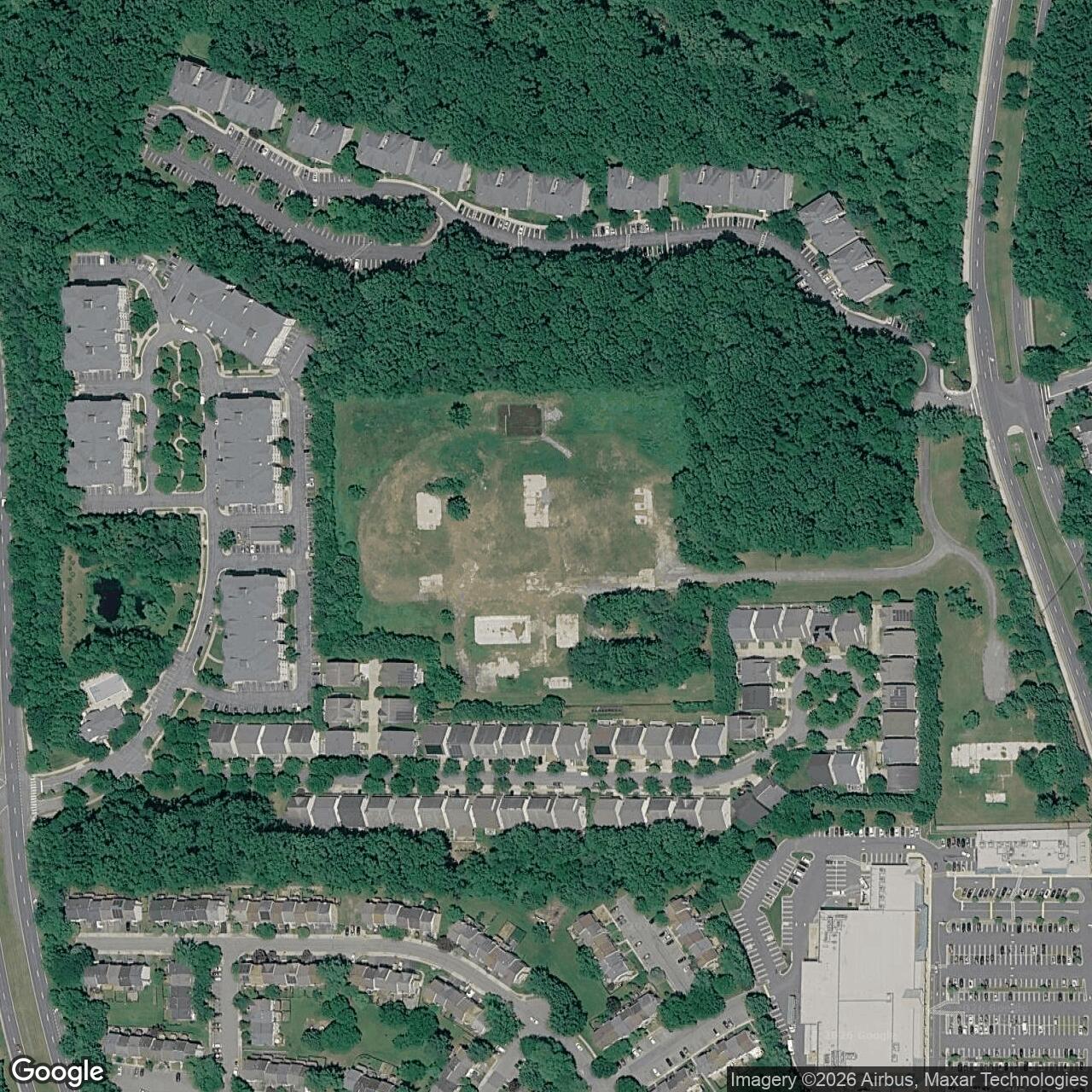Current Google Satellite Image of Nike Site W-92L, Maryland
