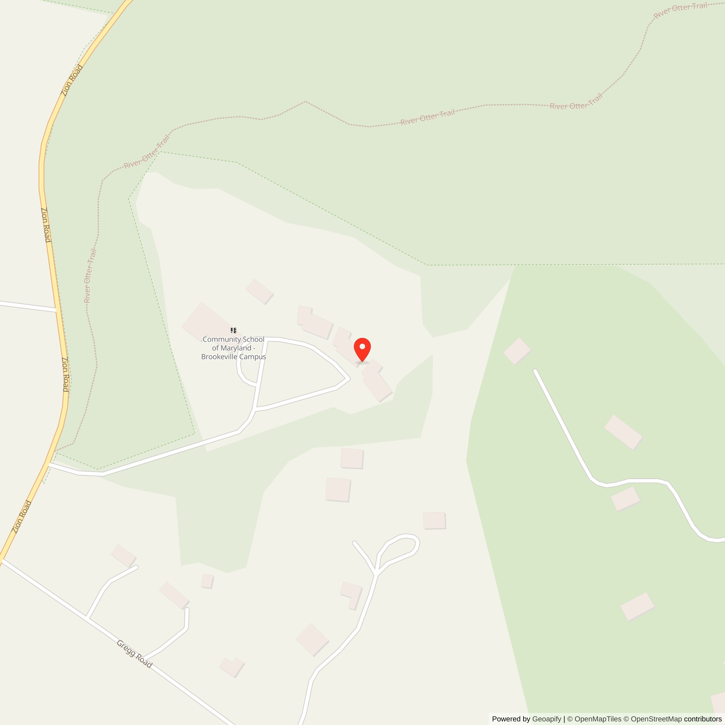 Map showing location of Nike Site W-93C, Maryland