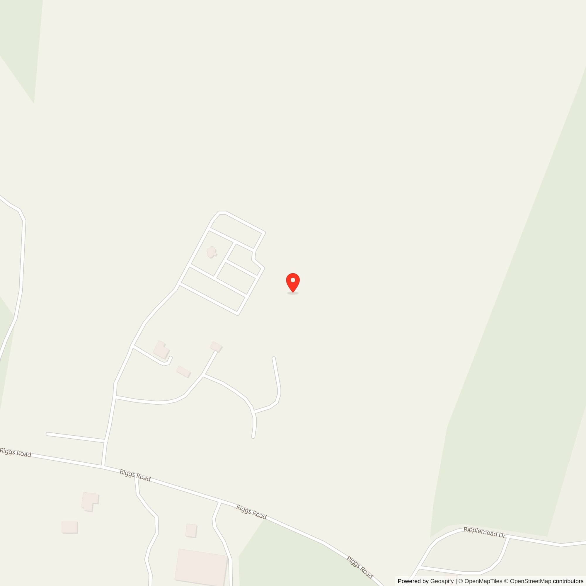Map showing location of Nike Site W-93L, Maryland