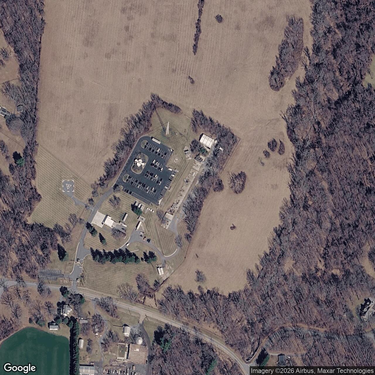 Current Google Satellite Image of Nike Site W-93L, Maryland