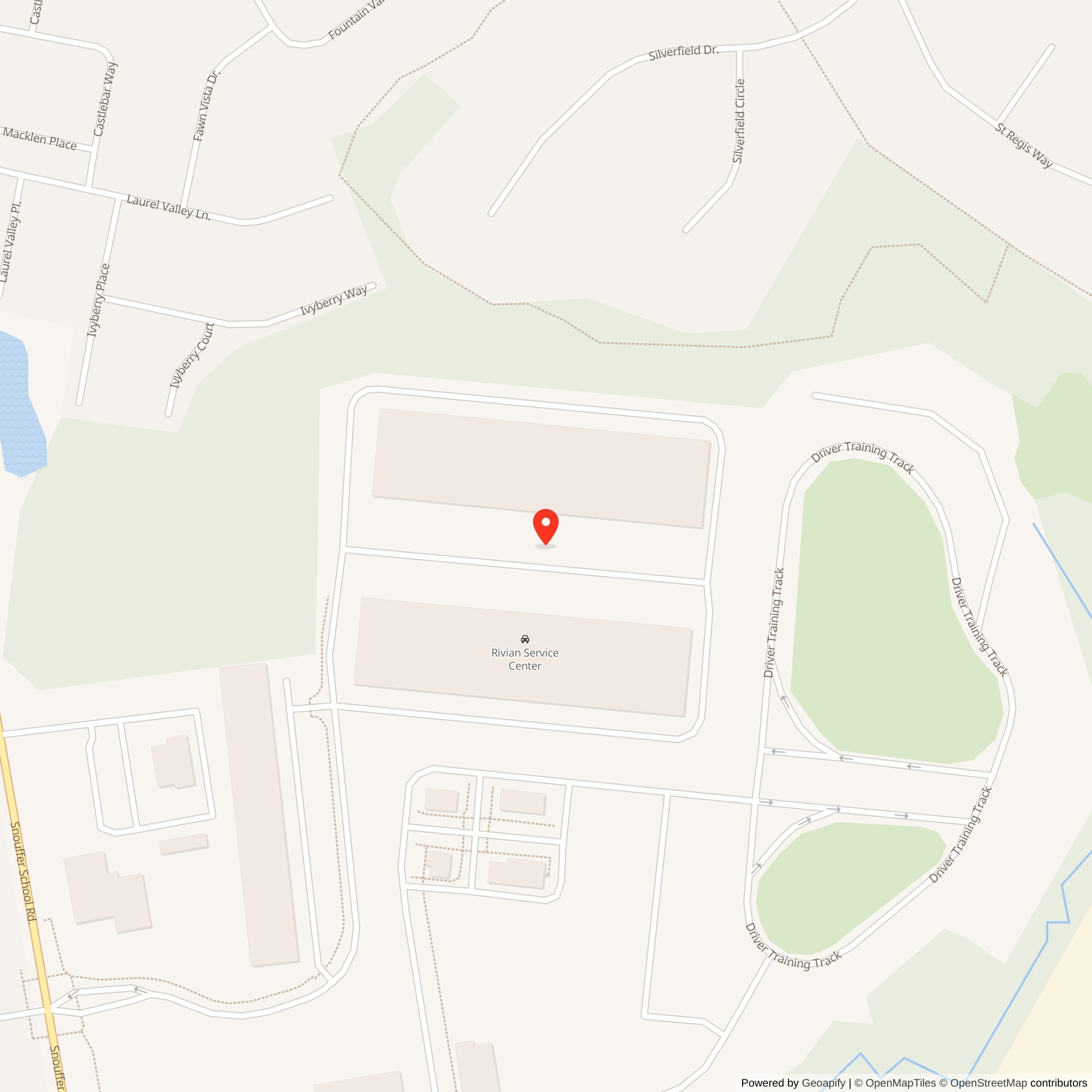 Map showing location of Nike Site W-94L, Maryland