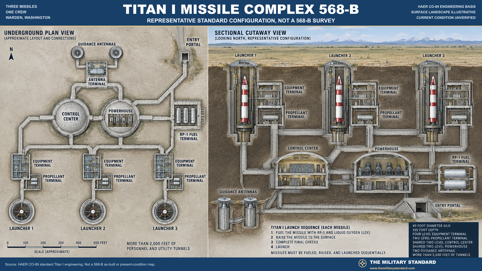 Titan I Complex 568-B representative standard layout