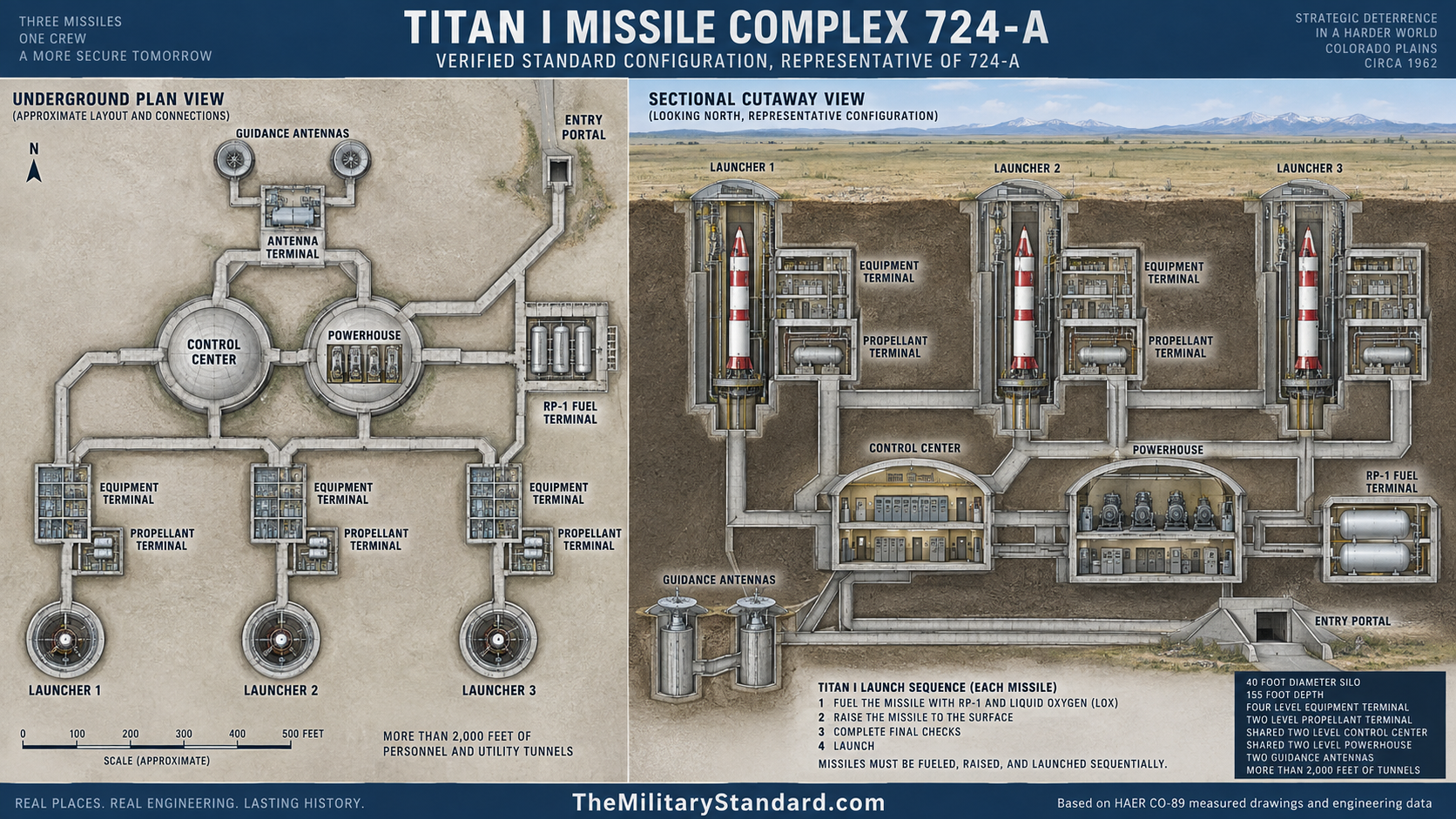 Configuration and Layout of Titan 1 Missile Complex 724-A