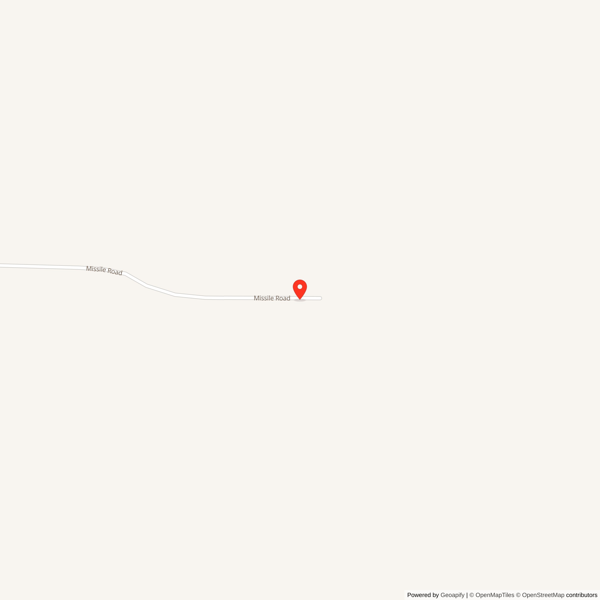 Map showing location of Titan II 374-3 Missile Silo Little Rock AFB Arkansas<
