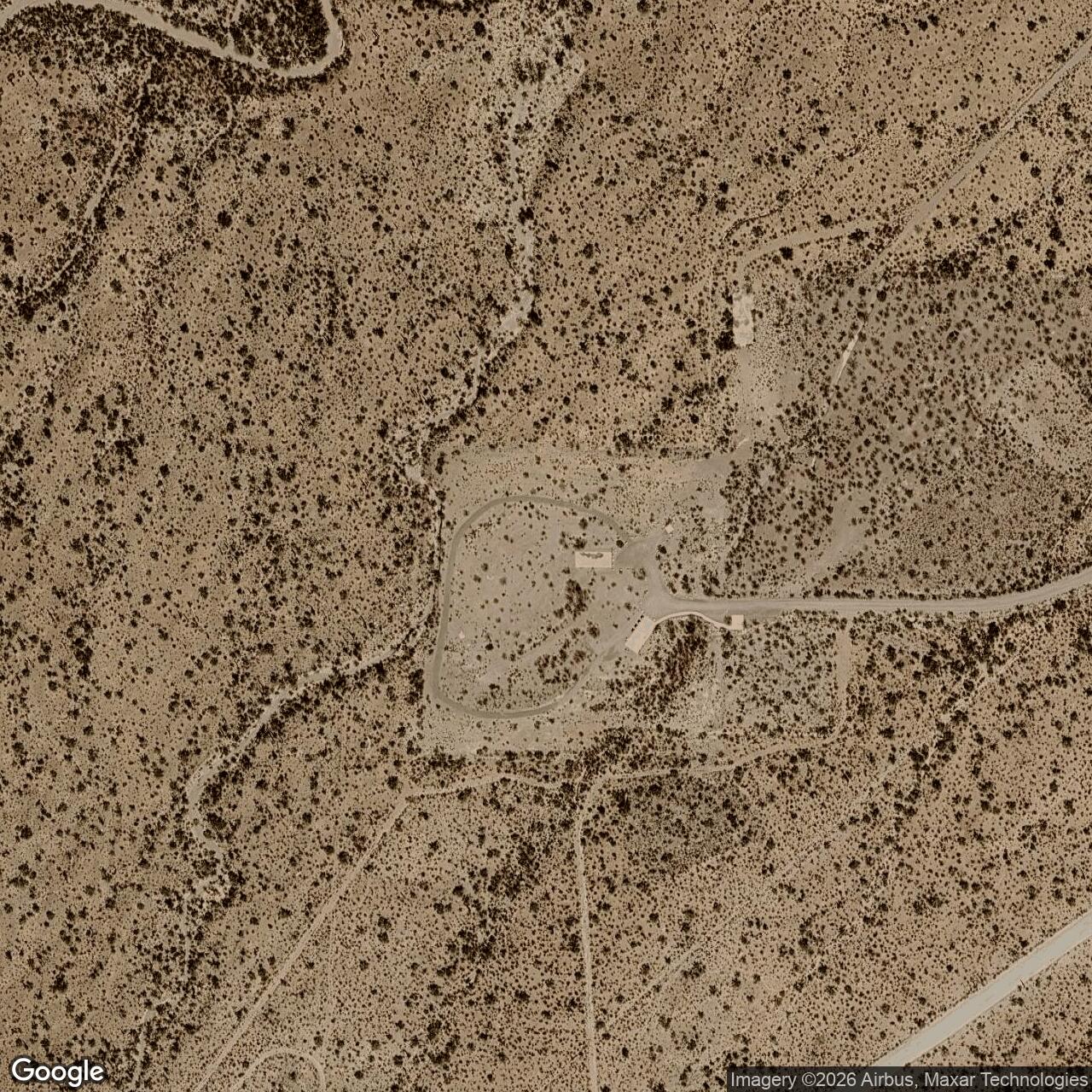 Current Google Satellite Image of Titan II 570-3 Missile Silo Davis-Monthan AFB Arizona