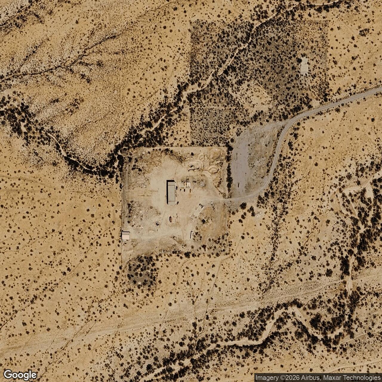 Current Google Satellite Image of Titan II 571-1 Missile Silo Davis-Monthan AFB Arizona