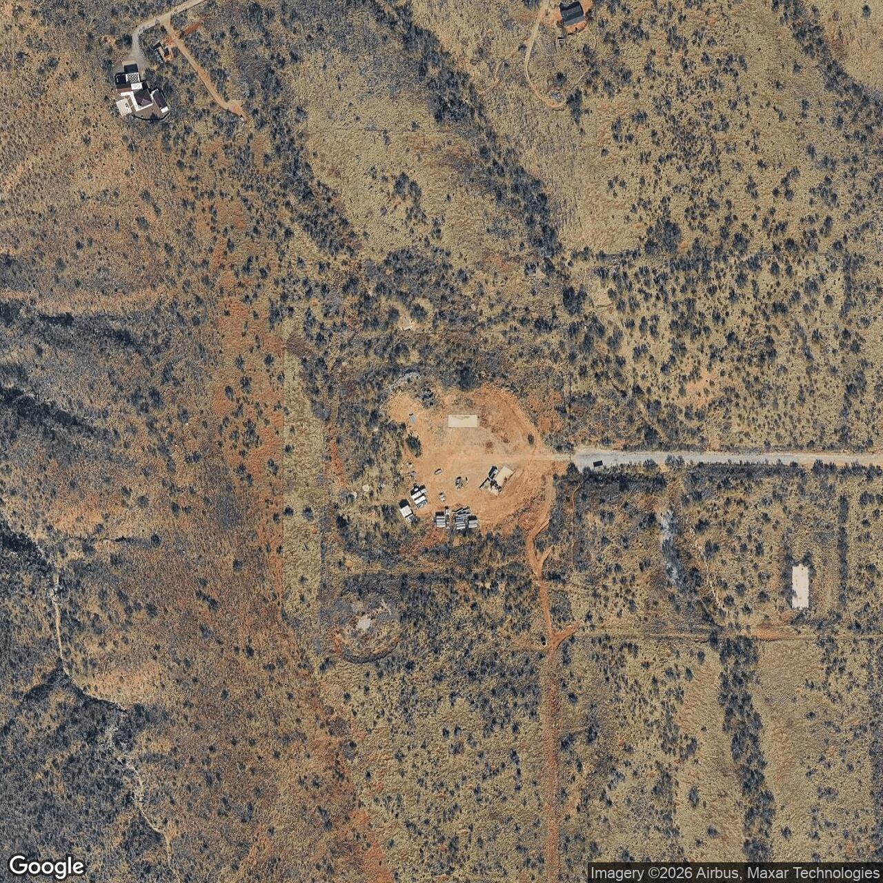 Current Google Satellite Image of Titan II 571-5 Missile Silo Davis-Monthan AFB Arizona