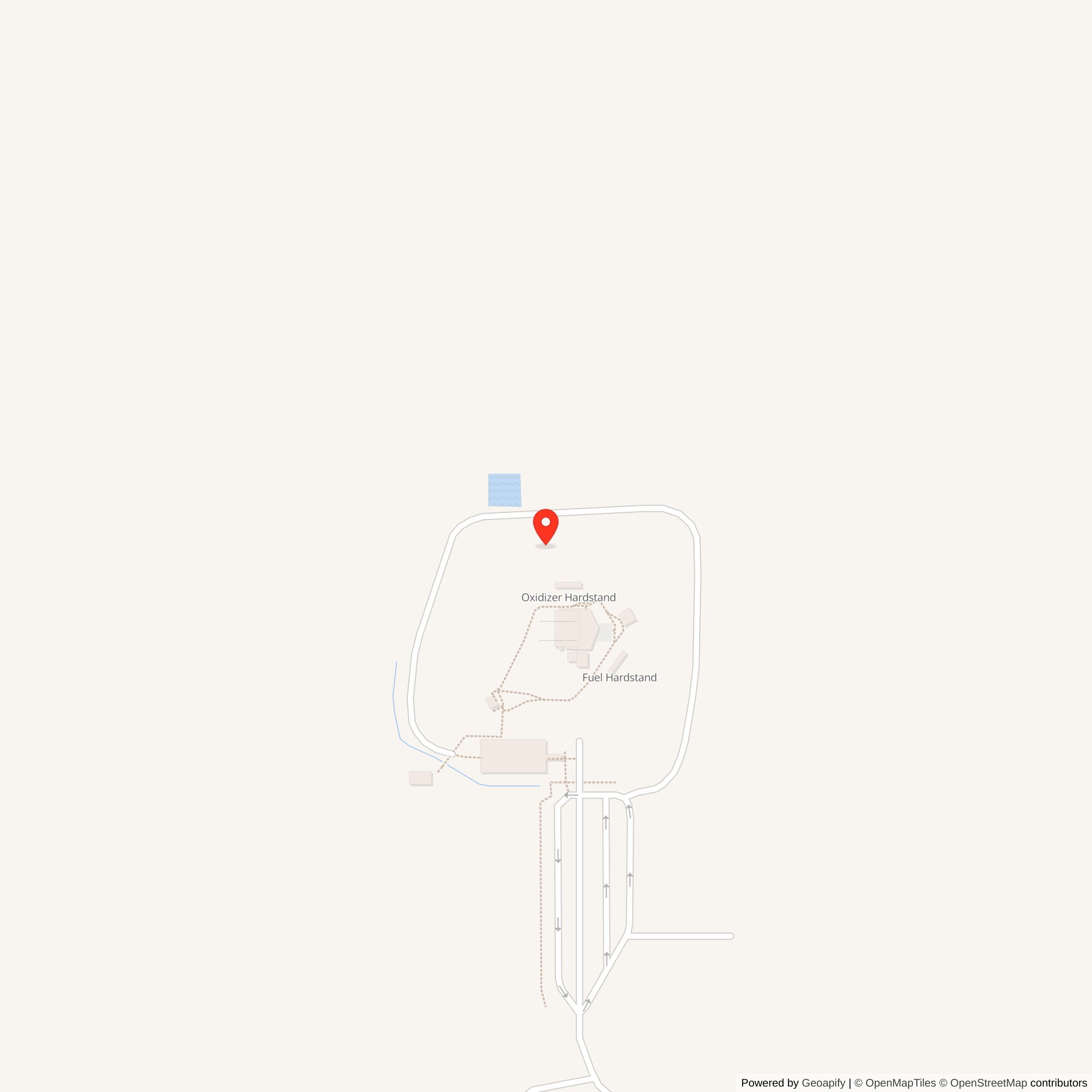 Map showing location of Titan II 571-7 Missile Silo Davis-Monthan AFB Arizona<