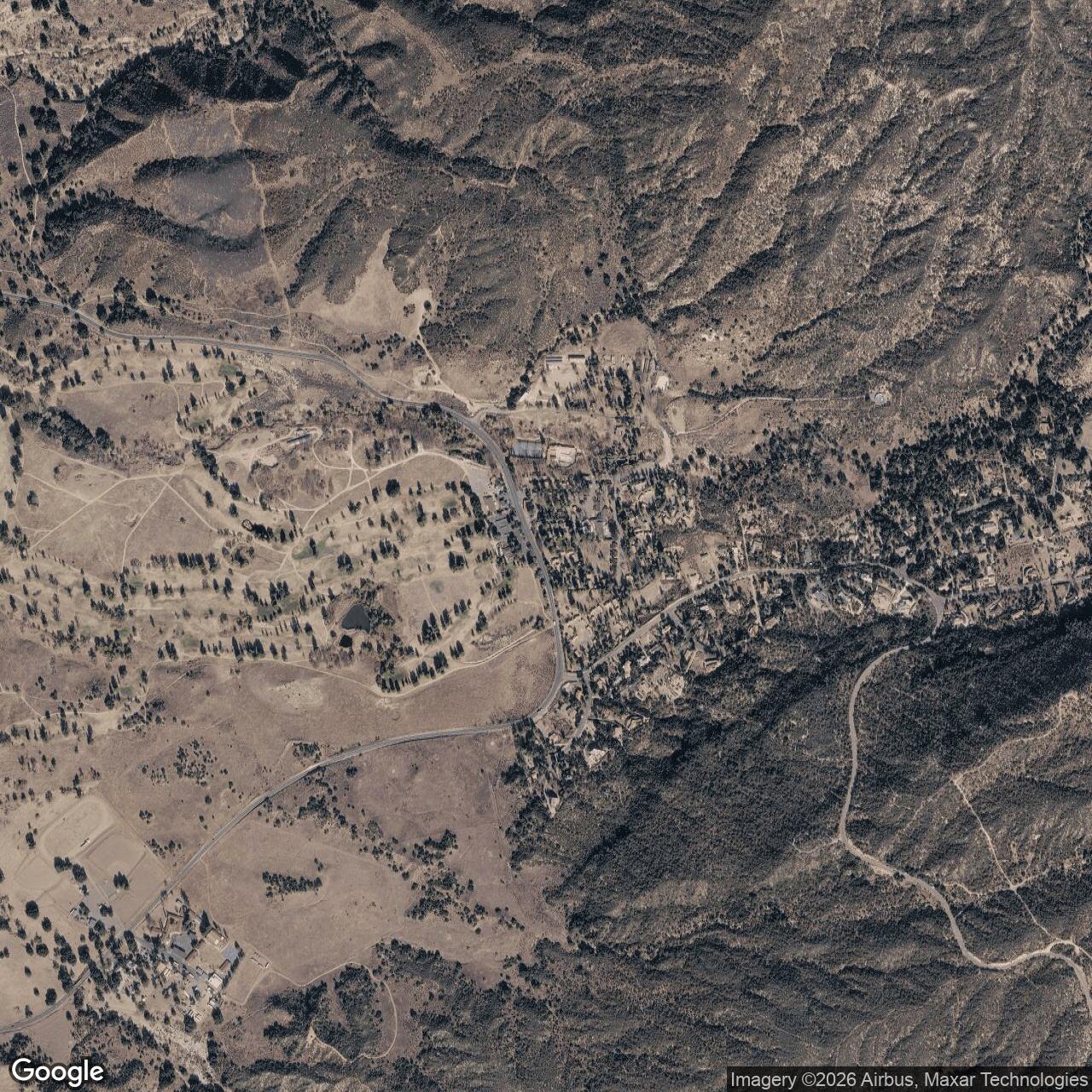 Current Google Satellite Image of Warner Springs SERE Training Facility, California