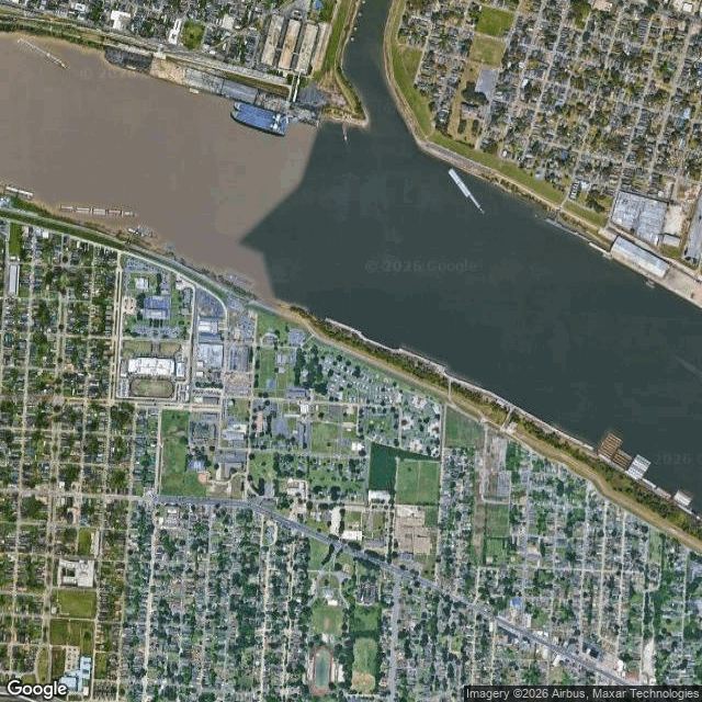 Current Google Satellite Image of New Orleans Naval Support Activity, Louisiana