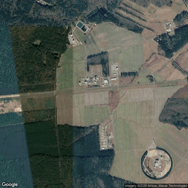 Current Google Satellite Image of Northwest Annex Naval Support Activity, Virginia